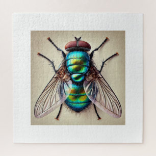 Blow Fly 211024IREF233 - Watercolor Jigsaw Puzzle