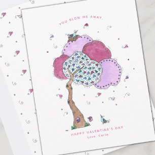 Blow Me Away Valentine Holiday Card
