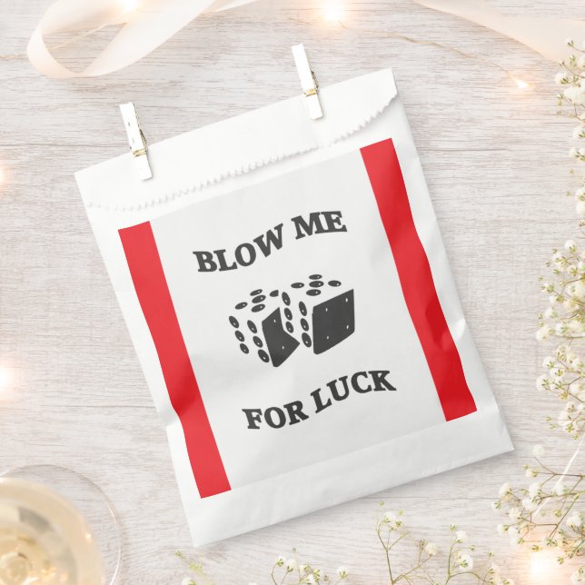 BLOW ME FOR LUCK FAVOUR BAG (Clipped)