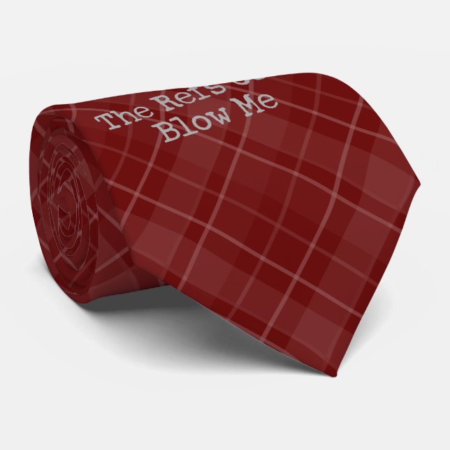 Blow Me (Refs) Neck Tie (Rolled)