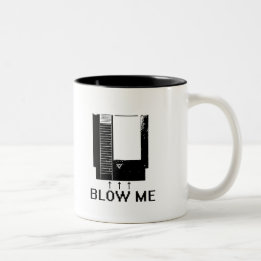 BLOW ME Two-Tone COFFEE MUG