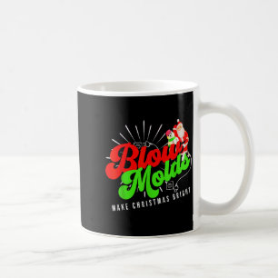 Blow Molds Make Christmas Bright Groovy Coffee Mug