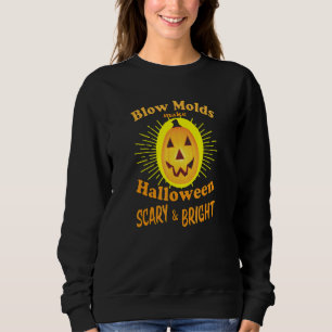 Blow Molds Make Halloween Scary & Bright Sweatshirt