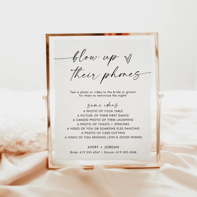 Blow Up Their Phone Sign | Wedding Photo Game (Creator Uploaded)