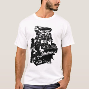 Blower Motor In Black  T-Shirt