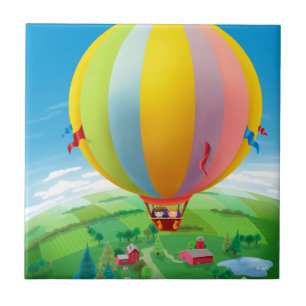 Blowing In The Wind Ceramic Tile