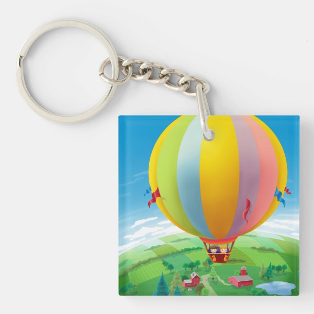 Blowing In The Wind Key Ring (Front)
