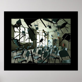 Blowing in the wind poster
