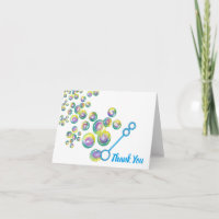 Blowing Rainbow Soap Bubbles Bubble Wand Blue