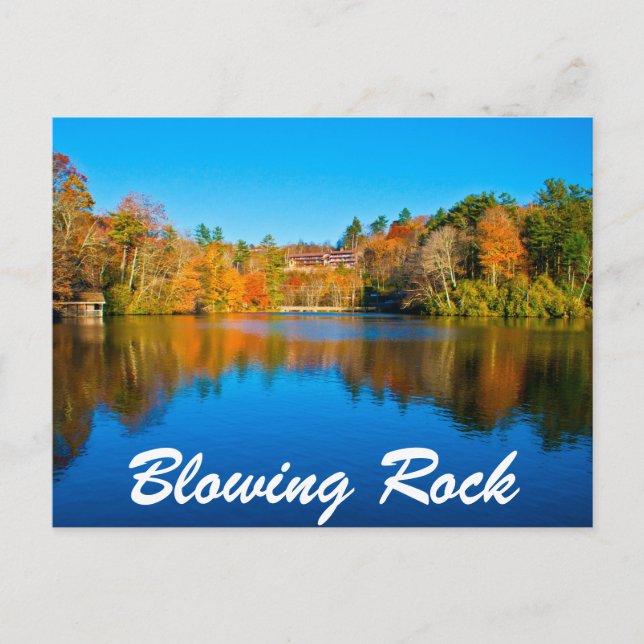 blowing rock nc postcard (Front)