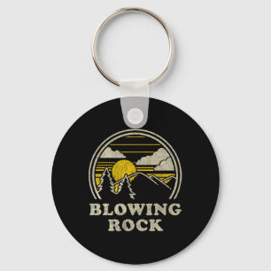 Blowing Rock North Carolina Nc T Shirt Vintage Hik Key Ring