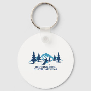 Blowing Rock North Carolina Ski Resort Skiing Skie Key Ring