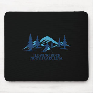 Blowing Rock North Carolina Ski Resort Skiing Skie Mouse Pad