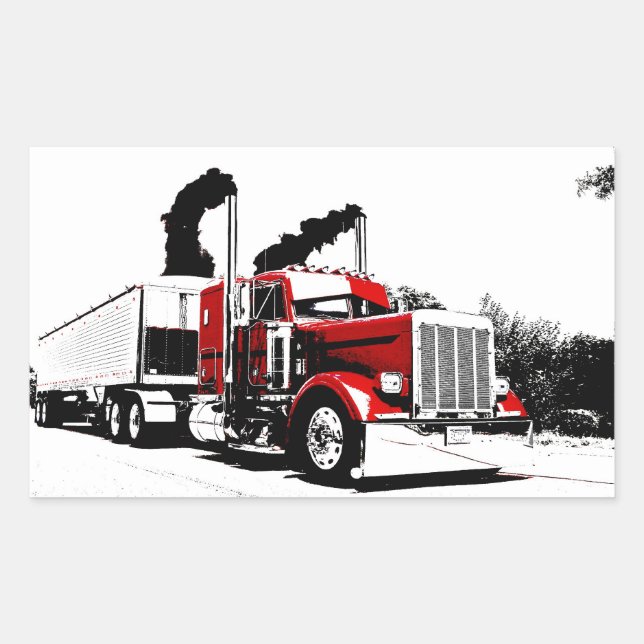 Blowing Through Peterbilt v2 Stickers (Front)