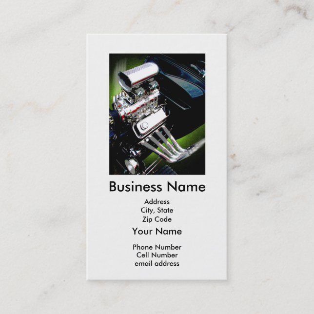 Blown Business Card (Front)