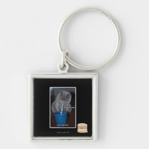 Blows Bubbles in ur milk Key Ring