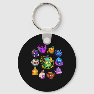 Blox Fruit Round Of Mythicales For Birthday  Key Ring