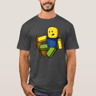 Blox Noob Skater Funny Meme Gaming Gift For Gamers T-Shirt