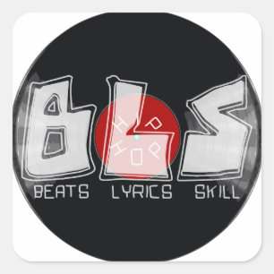 BLS beats lyrics skill HIP HOP Square Sticker