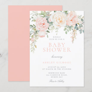 Blsuh & Ivory Modern Botanical Baby Shower Invitation