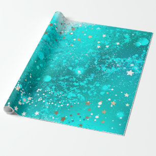 Blu sky wrapping paper