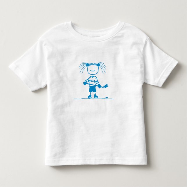 BLU Stick Hockey Toddler T-Shirt (Front)