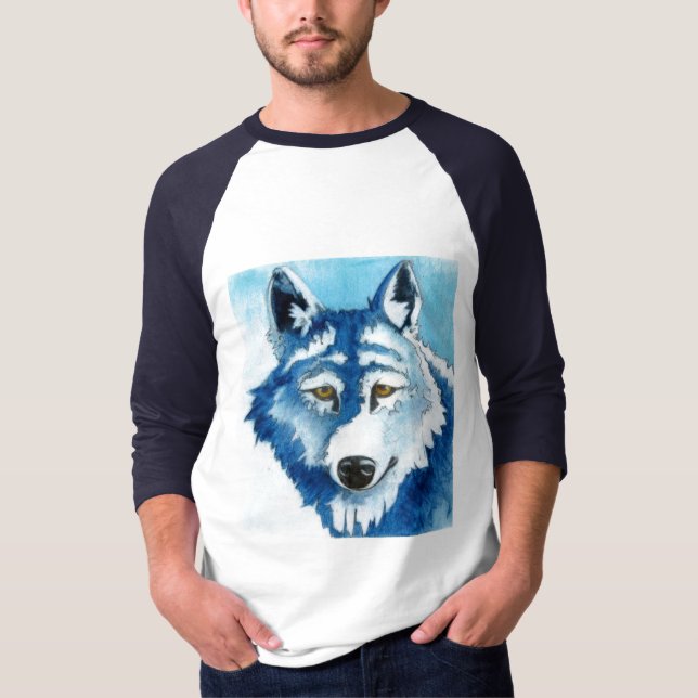 blu wolf T-Shirt (Front)