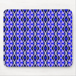 Blua abstract pattern mouse pad