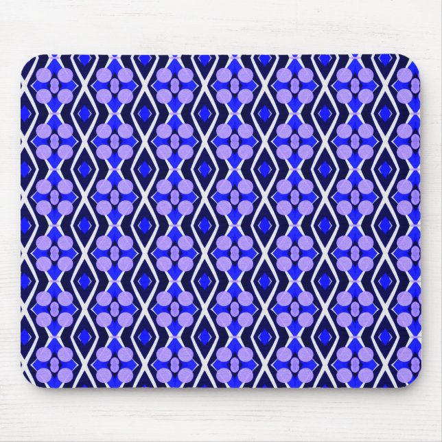Blua abstract pattern mouse pad (Front)