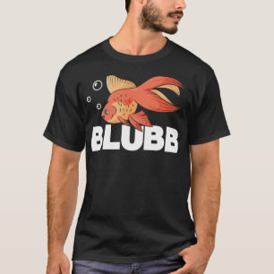 Blubb Underwater Goldfish Fish Lover cowboy brand T-Shirt