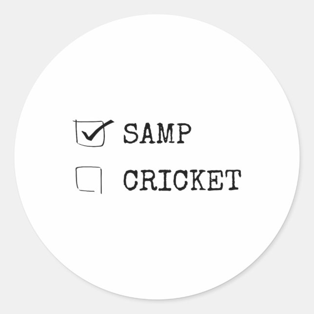Blucerchiati7  classic round sticker (Front)