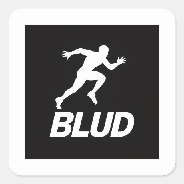BLUD  SQUARE STICKER (Front)
