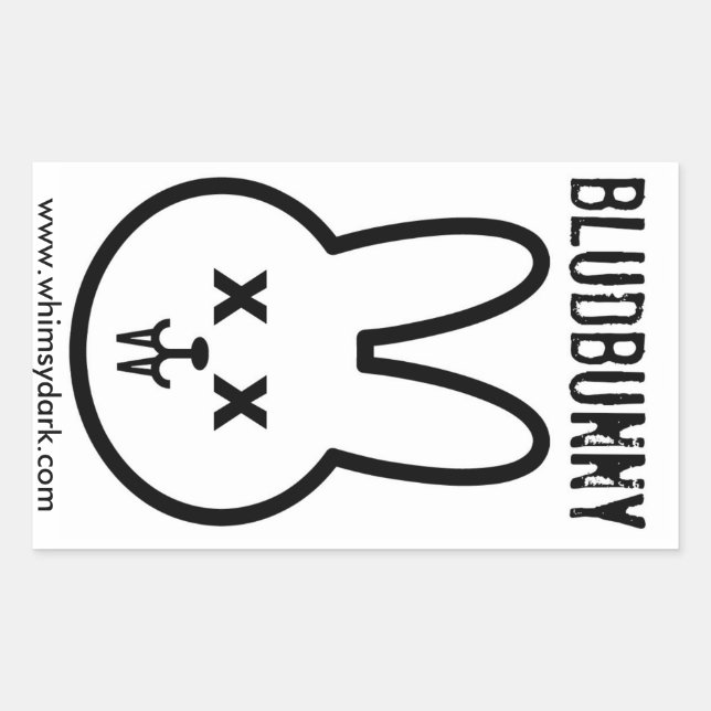 BLUDBUNNY stickers (Front)