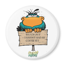 Bludgerigar Morning Coffee Magnet