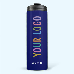 Blue 12 oz Thermal Tumbler Custom Company Logo