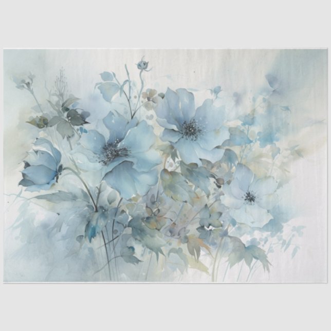 Blue 15 tissue paper (Front)