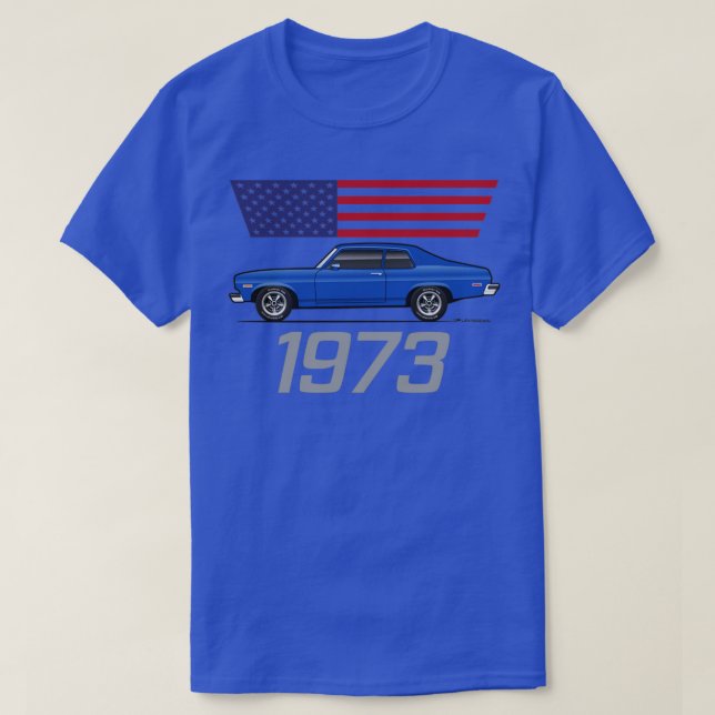 Blue 1973 T-Shirt (Design Front)