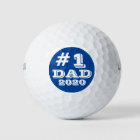 Blue #1 Dad 2020 Number One Dad Custom