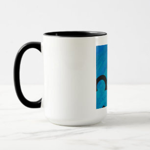 Blue 30 Decade Birthday Mug