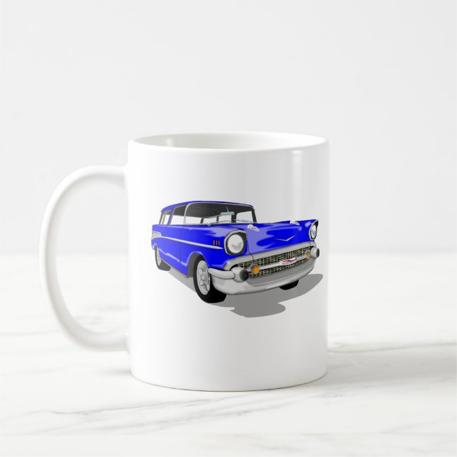 Blue '57 Nomad Coffee Mug (Left)