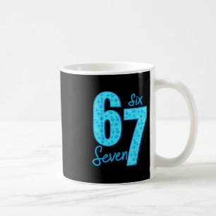 Blue 67 Funny Meme Coffee Mug