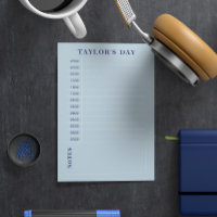 Blue 7 AM - 7 PM Daily Planning