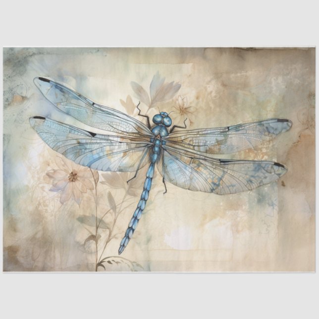 Blue 9 tissue paper (Front)