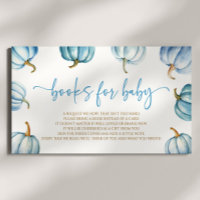 Blue A Little Pumpkin Baby Shower Books For Baby