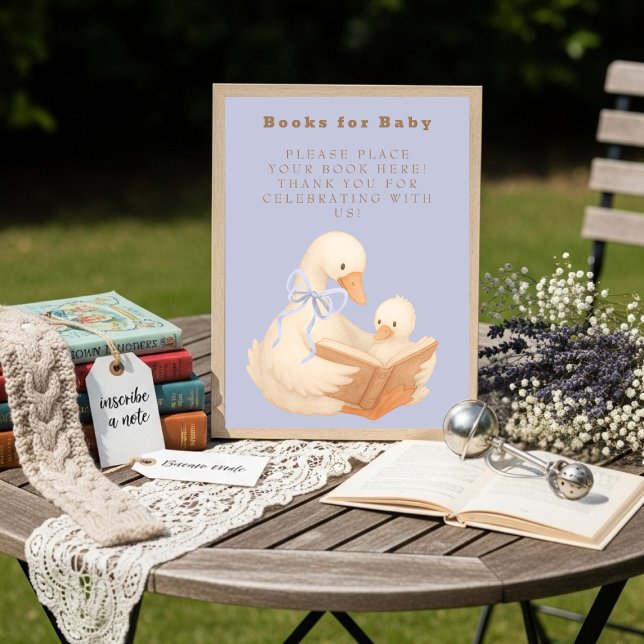 Blue A Silly Goose Books for Baby Sign Invitation (Blue A Silly Goose Books for Baby Sign)