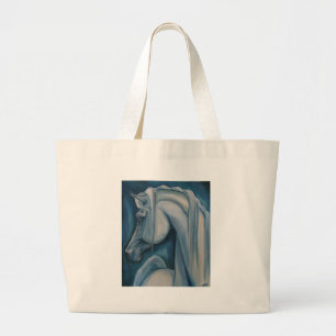Blue Aarabian Large Tote Bag