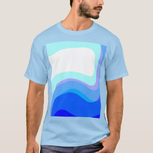 Blue Abstract 1112 T-Shirt