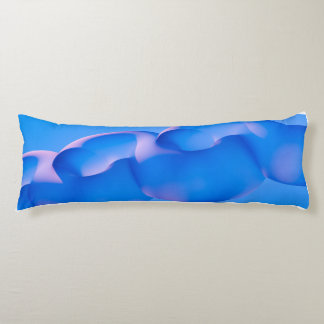 Blue Abstract Bubble Pattern Modern Decorative Pil Body Cushion