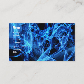 Blue Abstract Business Card