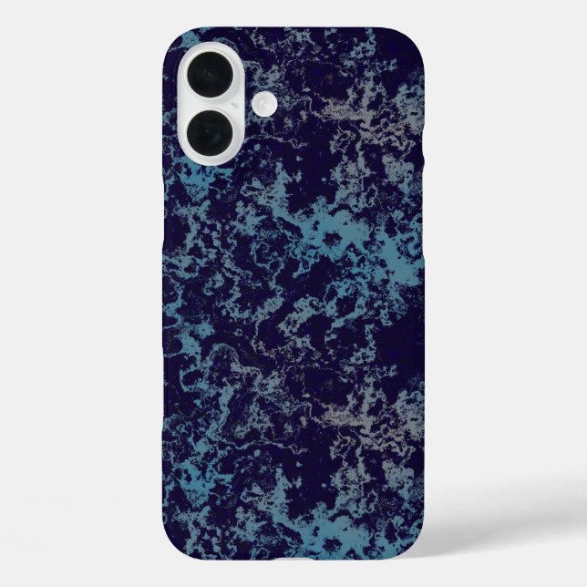 Blue Abstract Case-Mate iPhone Case (Back)
